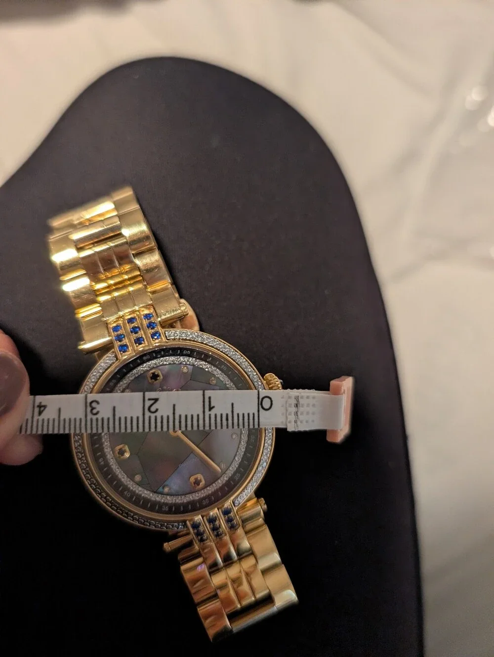 Gv2 By Gevril Matera Diamond Mother of Pearl Dial Ladies Watch